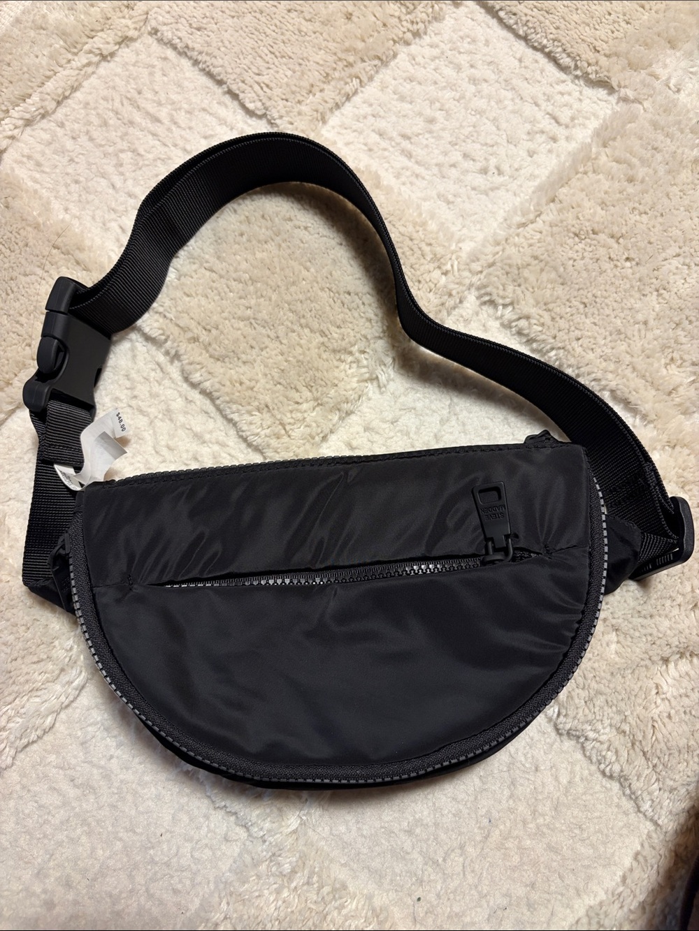 Steve Madden Black Waist/Cross Body Bag